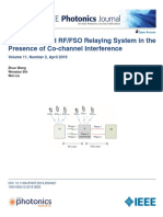 Two-Way Mixed RF FSO Relaying System in The Presence of Co-Channel Interference