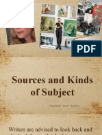 Sources and Kinds of Subject Maquiling96 2