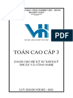 Toán Cao Cấp 3: Dành Cho Hệ Kỹ Sư Khối Kỹ Thuật Và Công Nghệ