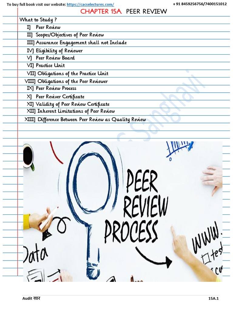 Quality Review Pdf Audit Accounting