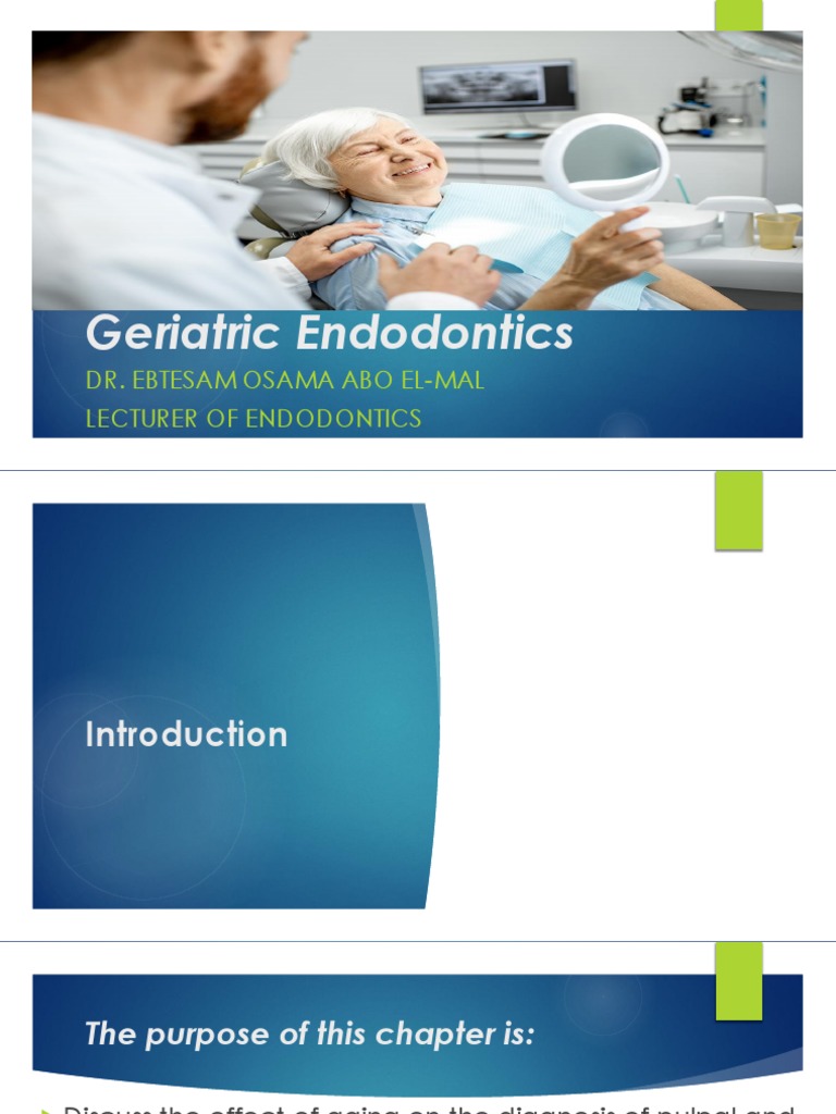 Geriatric Endodontics PDF Clinical Medicine Medicine