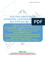 Hsslive Xii Computerised Accounting Revision Qns With Answer Sanil