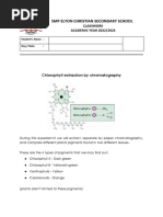 Extraction of Chlorophyll