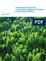 Forest Carbon Accounting Principles for IFM Projects May 2019