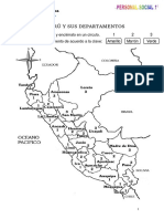 PER SOCI 1º El Peru y Sus Departamentos Clase