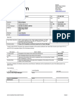 Completion Certificate Unit 1CE