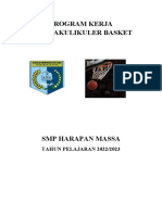 Program Eskul Basket 2022-2023
