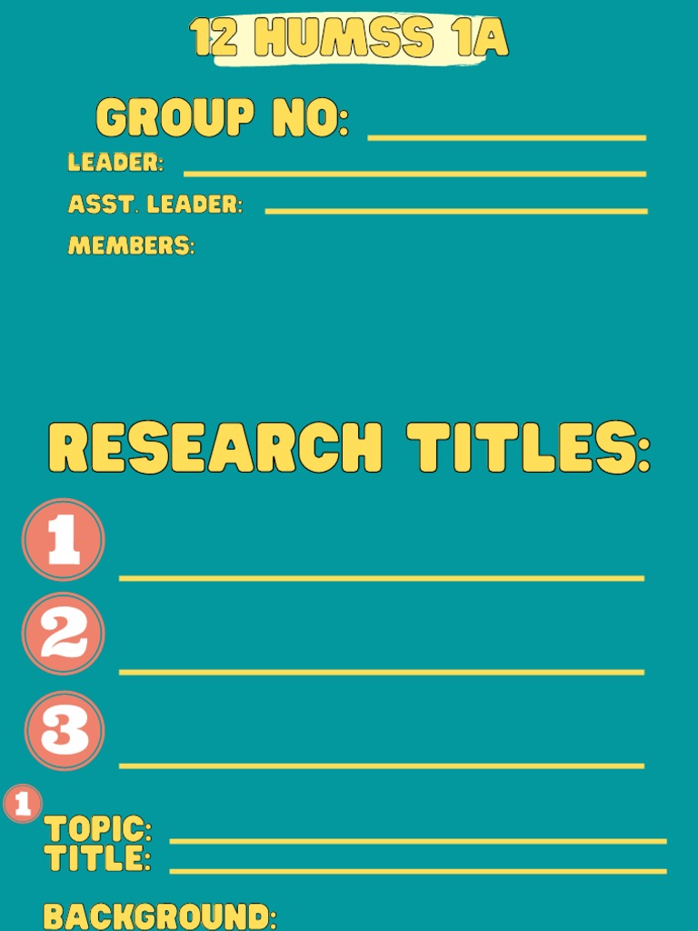 Template For Title Card