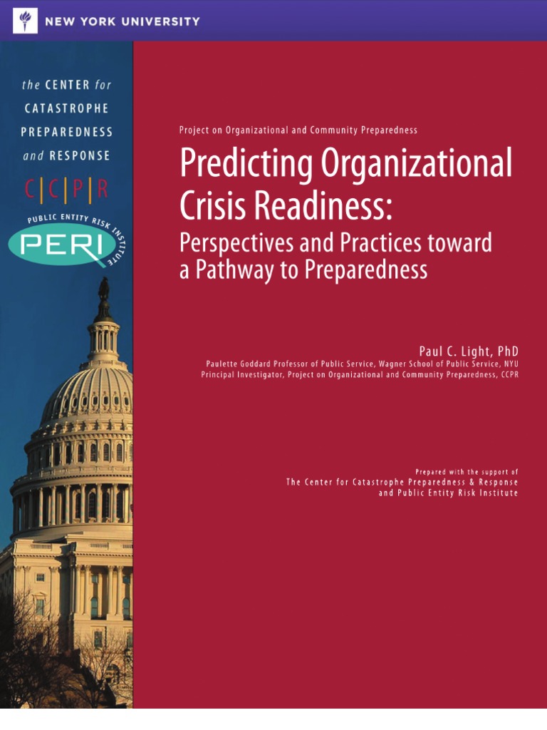 CCPR - Project On Organizational and Community PreparednessCCPR - Project On Organizational and Community Preparedness