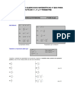 4º ESO Ejercicios de Matemáticas 1º Trimestre 2021-22