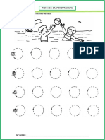 3 Años Ficha de Graficomotricidad Martes 27