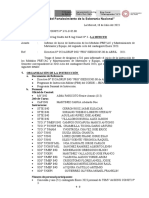 Informe de Inicio Del Mantenimiento de Material