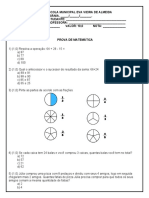 Prova de Matemática