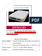 Specification-Usb UHF RFID Desktop Reader Writer IND9011