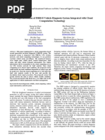 The Implementation of OBD-II Vehicle Diagnosis System Integrated With Cloud Computation Technology