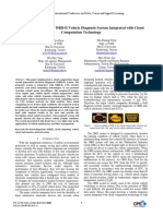 The Implementation of OBD-II Vehicle Diagnosis System Integrated With Cloud Computation Technology