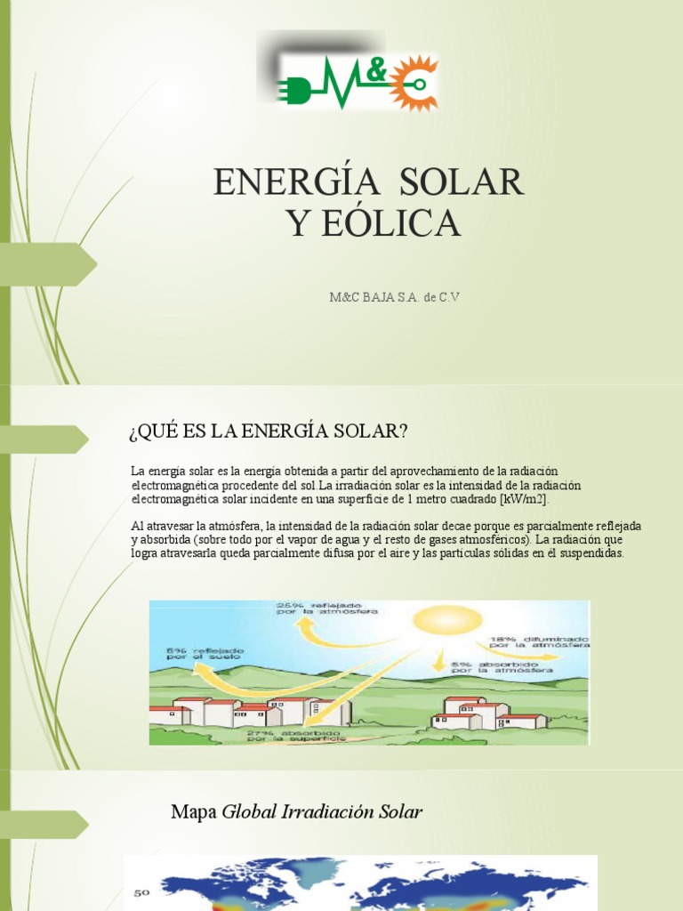 Energía Solar y Eólica en México | PDF | Ingenieria Eléctrica ...