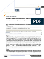 14 Propiedades Psicométricas Del Índice de Severidad de Insomnio (ISI) en Adultos