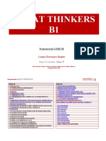 Great Thinkers b1 Eso1 2 Programaci N Lomloe Castellano