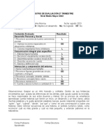 Registro de Evaluación 2º Trimestre Gaspar Riquelme
