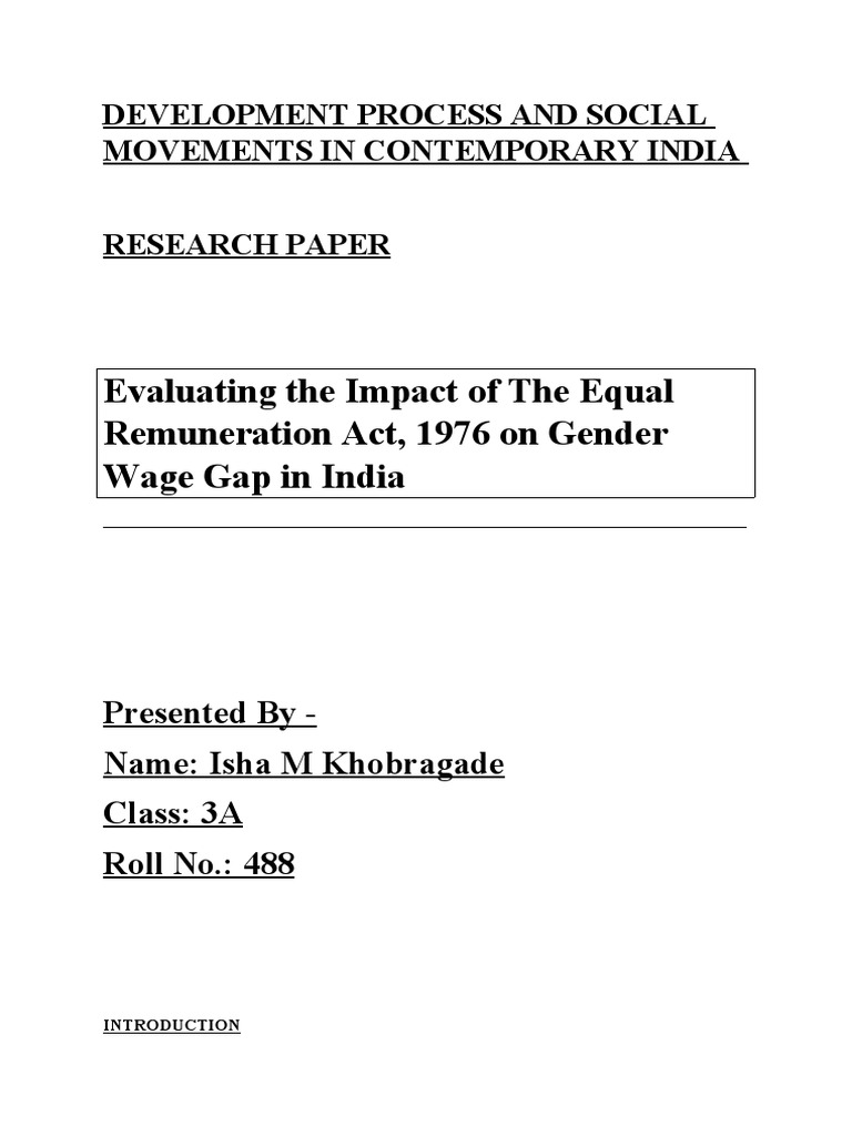 Development Process and Social Movements in Contemporary India | PDF ...