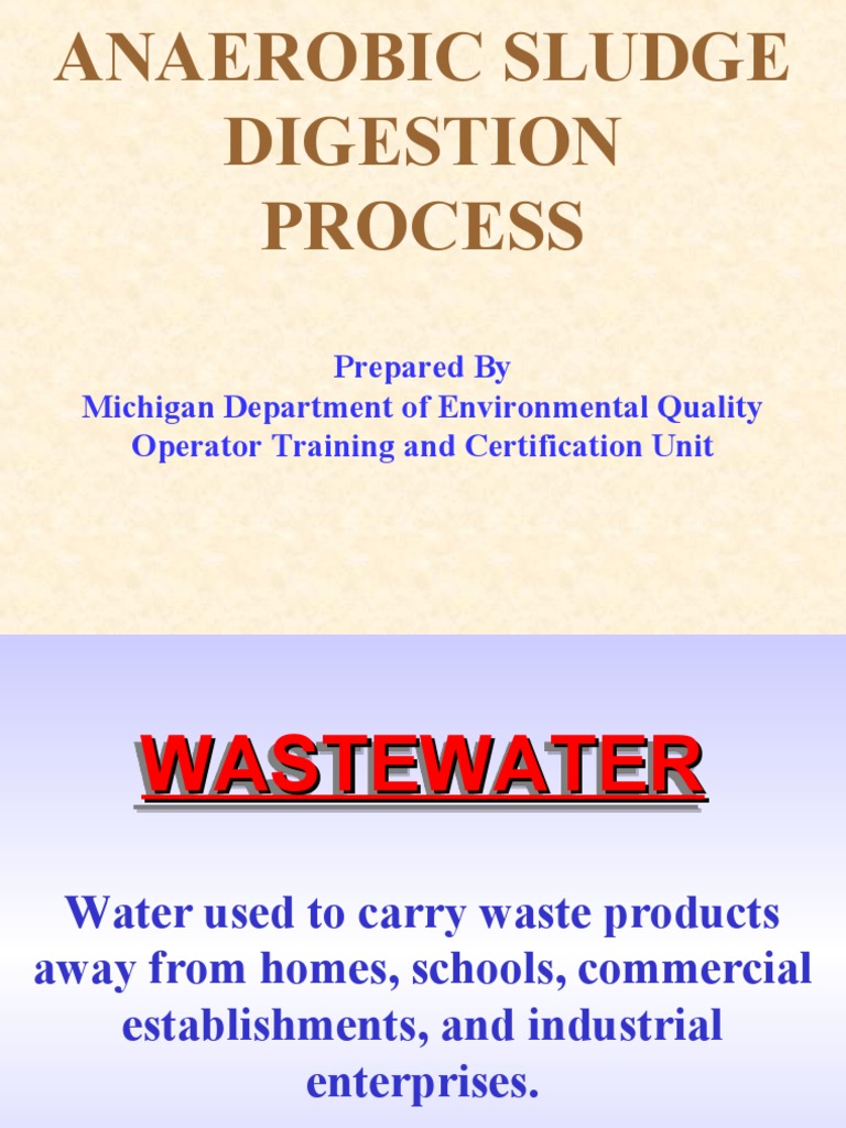 Anaerobic Digestion Process | PDF | Sewage Treatment | Anaerobic Digestion