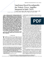 Design of A Transformer-Based Reconfigurable Digital Polar Doherty Power Amplifier Fully Integrated in Bulk CMOS