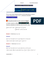 Semana 2 Integración de Algunas Funciones Trigonométricas.