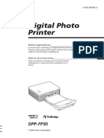 DPP fp30 Sony Manual