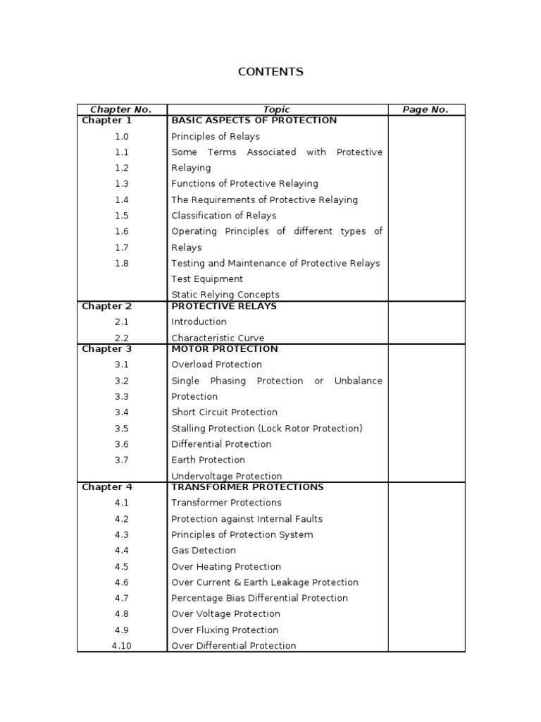 Electrical Protection System 1 To 150 PDF Relay Inductor