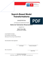 Search-Based Model Transformations: Doktor Der Technischen Wissenschaften