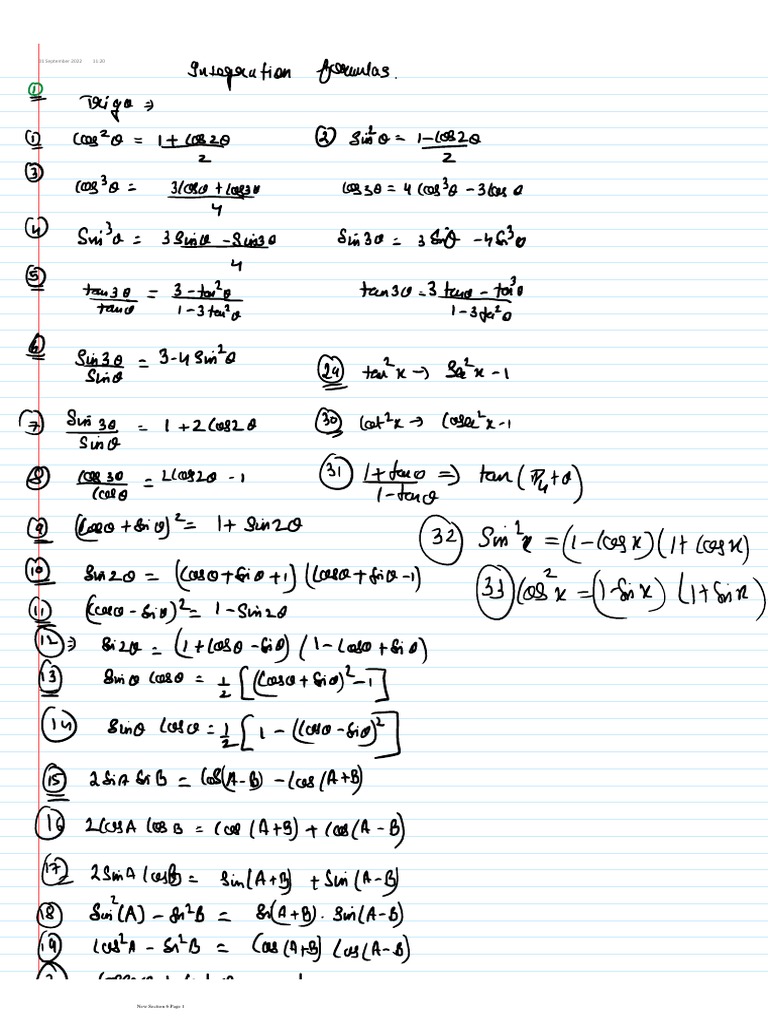 Indefinite Integration Lecture Notes | PDF
