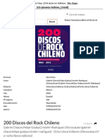 Libro 200 Discos Del Rock Chileno, Gabr... N 9789563355710