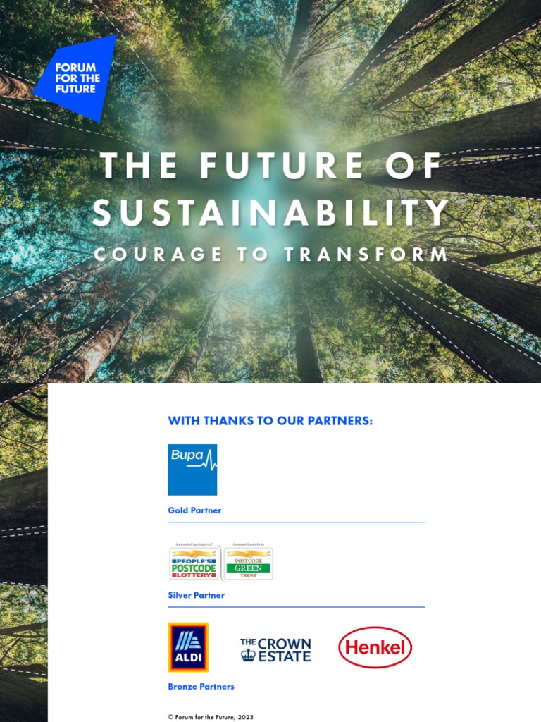 Future of Sustainability 2023 Report | PDF | Climate Change | Climate ...