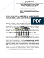 Escrito de Apersonamiento Juzg Investigación Preparatoria