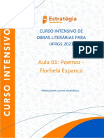 Aula 01 - Curso Intensivo de Obras Literárias para UFRGS 2021