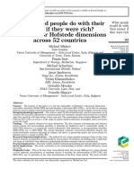 What The People Do If They Were Rich Hofstede Analysis