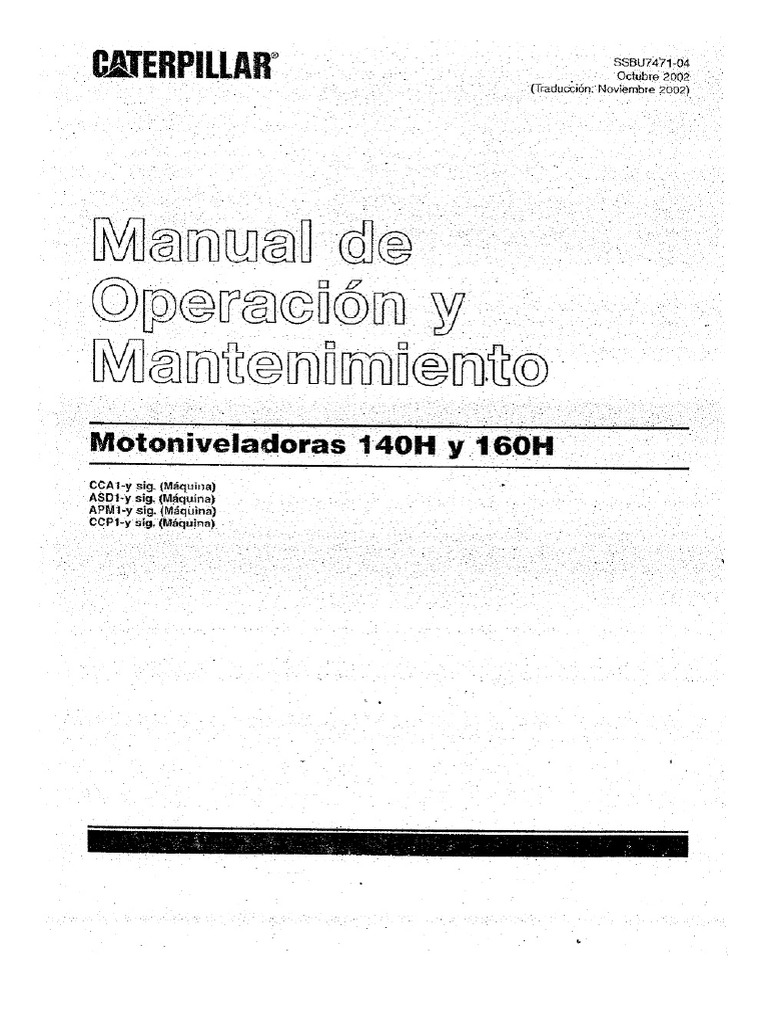Qdoc - Tips Manual de Oper Cat 140h 160h | PDF