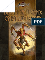 Beasts of Legend - Construct Codex