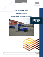 Hybrid Gekko Maintenance Manual Spanisch