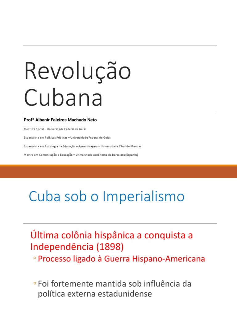 Causas e Consequências da Revolução Cubana | PDF | Cuba | Fidel Castro