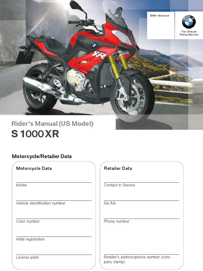 2012 BMW S1000RR SERVICE MANUAL PDF visual data 2