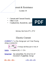 Lecture14 Current Resistance I