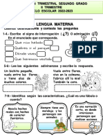 EXAMEN 2doGRADO Trimestre 2 2023