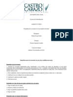 Requisitos de Concension