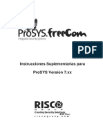 5IN1307 - Supplementary Installation Instructions For ProSYS V