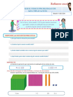 Ficha Mat. Resolvemos Problemas de Multiplicación