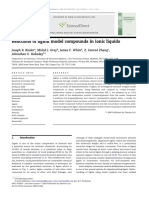 Reactions of Lignin Model Compounds in Ionic Liquids