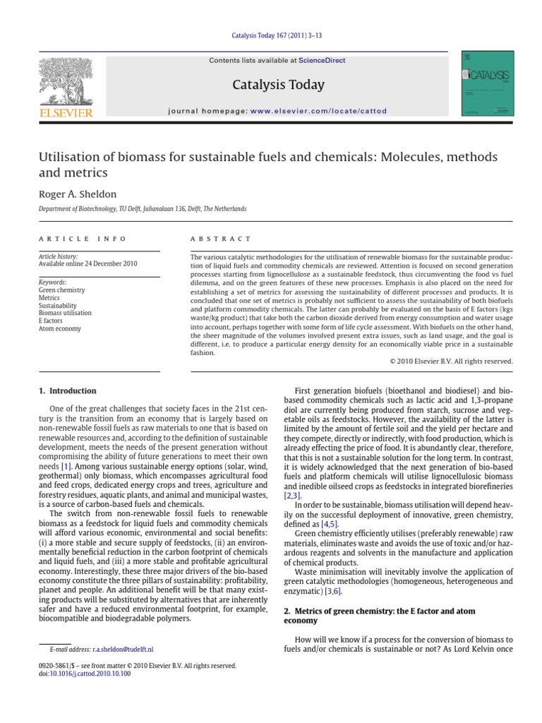 Sustainable Biomass Utilization | PDF | Biofuel | Life Cycle Assessment
