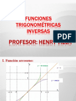 Funciones Trigonométricas Inversas - Teoria